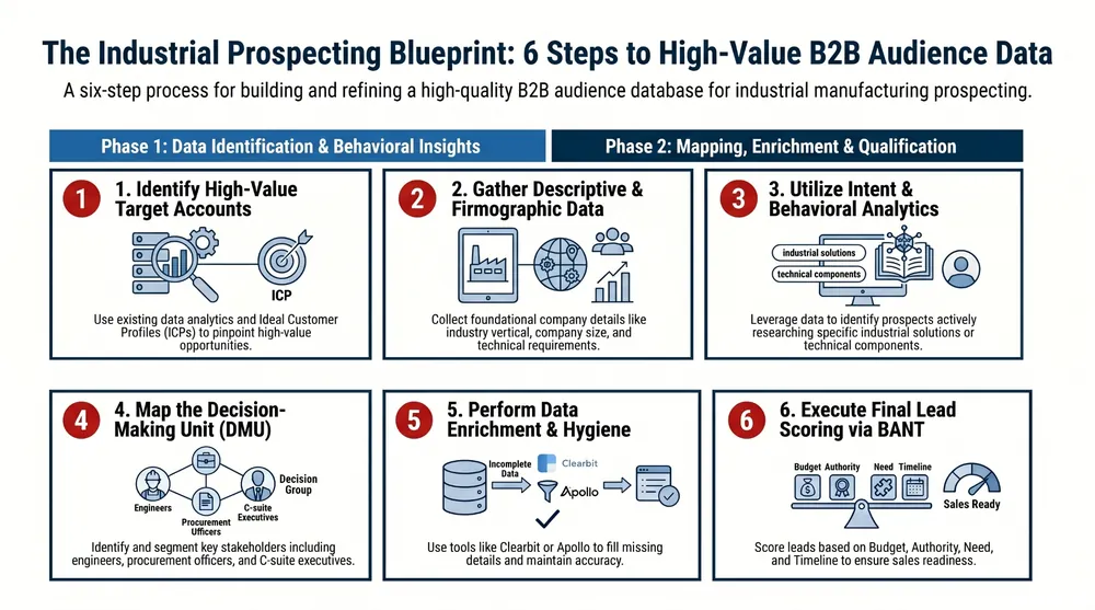 Building Audience Data for Industrial Prospecting